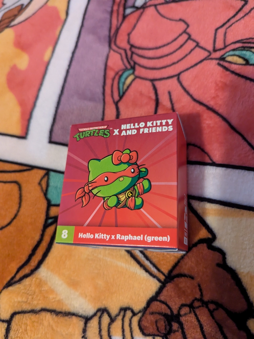 hello kitty Raphael green ninja turtles McDonald's toy box may have minor imper